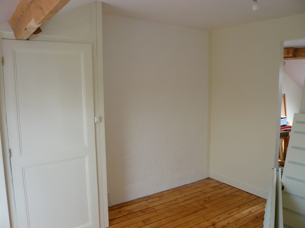Emplacement avant la création du placard-dressing sur mesure